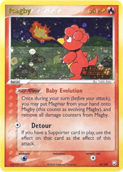 Magby (24/109) (Stamped) [EX: Team Rocket Returns] | Arkham Games and Comics