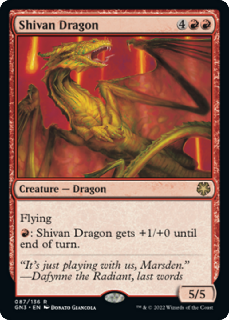 Shivan Dragon [Game Night: Free-for-All] | Arkham Games and Comics