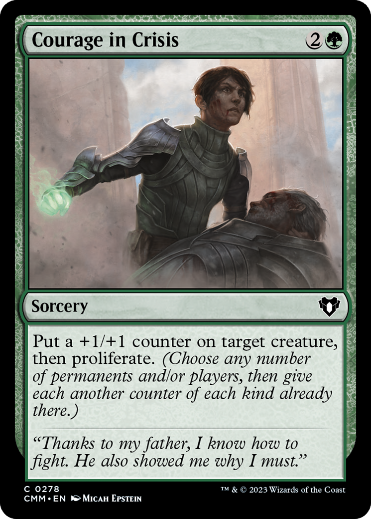 Courage in Crisis [Commander Masters] | Arkham Games and Comics