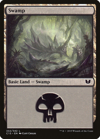 Swamp (332) [Commander 2015] | Arkham Games and Comics