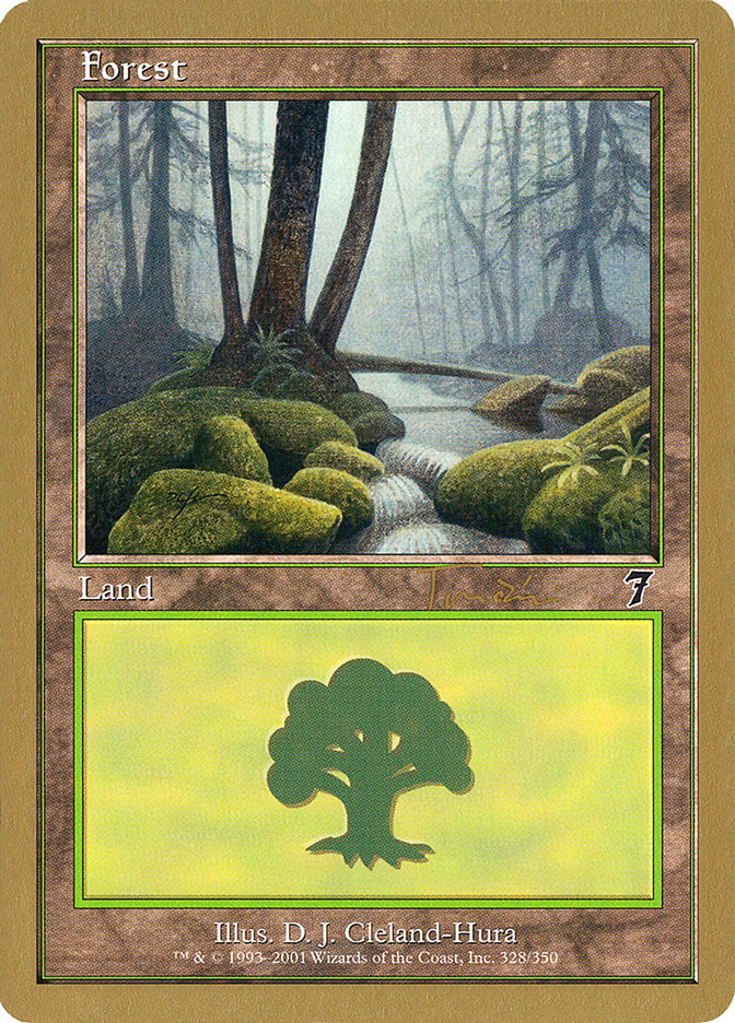 Forest (jt328) (Jan Tomcani) [World Championship Decks 2001] | Arkham Games and Comics