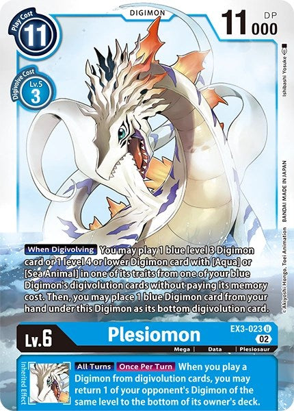 Plesiomon [EX3-023] [Revision Pack Cards] | Arkham Games and Comics