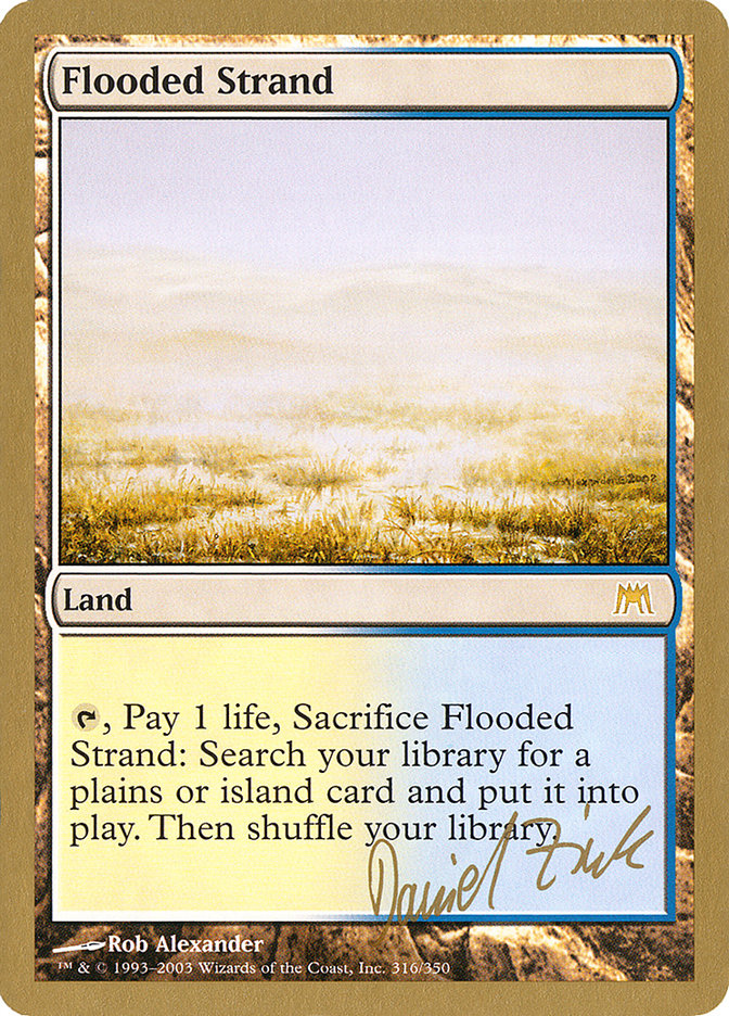 Flooded Strand (Daniel Zink) [World Championship Decks 2003] | Arkham Games and Comics