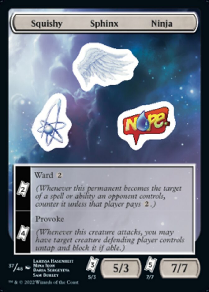 Squishy Sphinx Ninja [Unfinity Stickers] | Arkham Games and Comics
