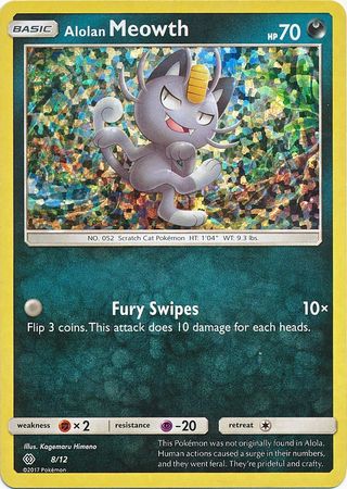 Alolan Meowth (8/12) [McDonald's Promos: 2017 Collection] | Arkham Games and Comics