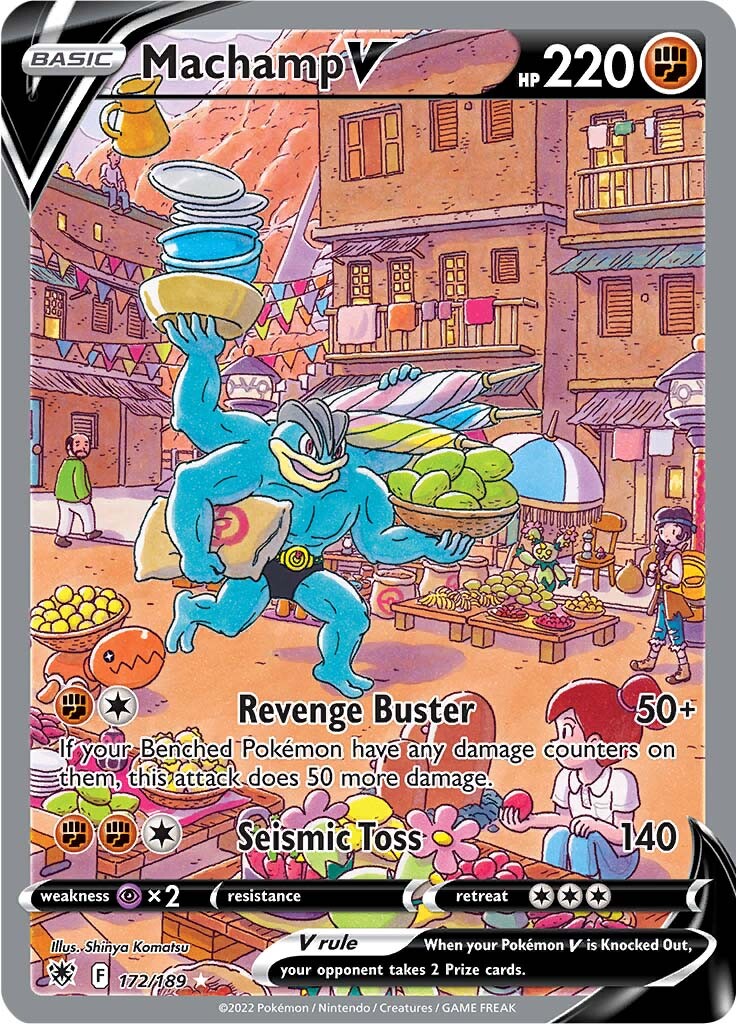 Machamp V (172/189) [Sword & Shield: Astral Radiance] | Arkham Games and Comics