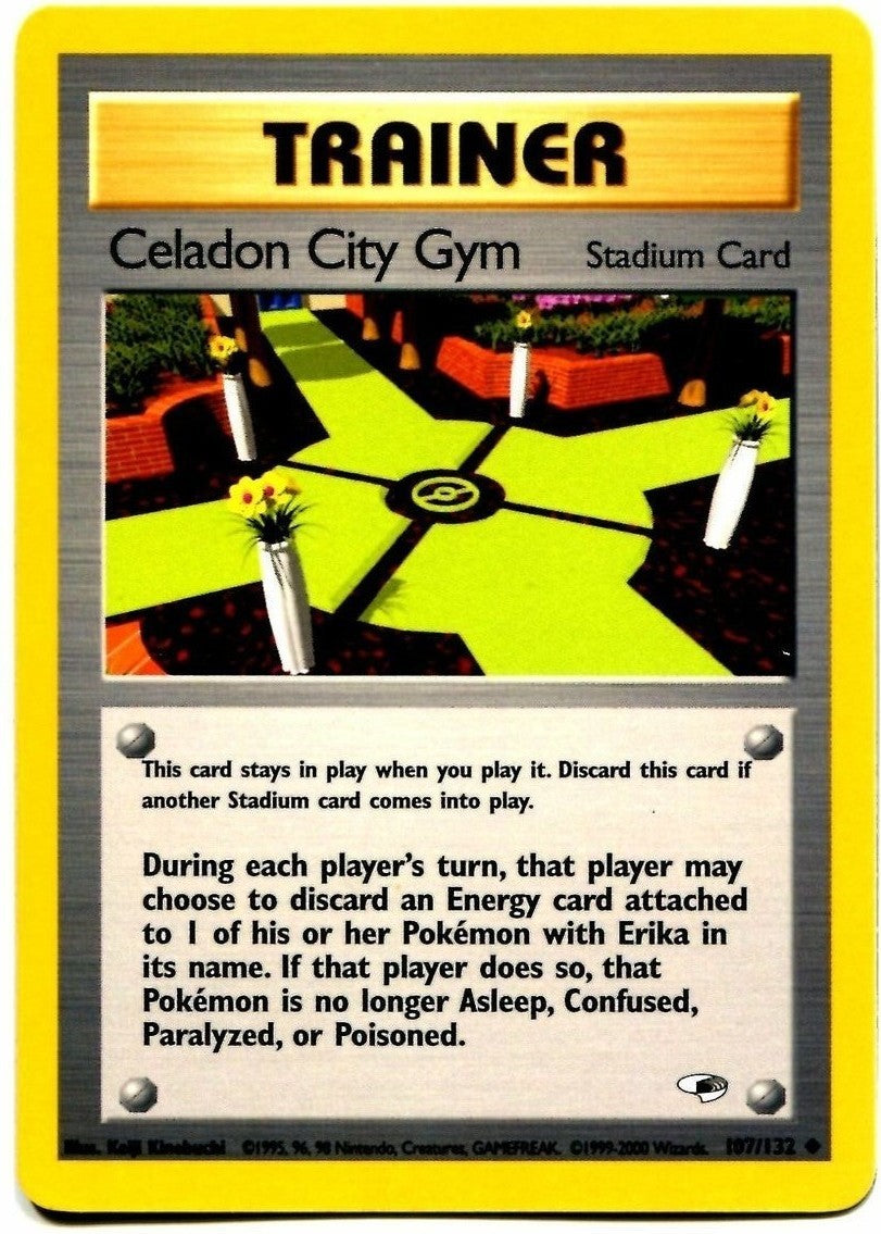 Celadon City Gym (107/132) [Gym Heroes Unlimited] | Arkham Games and Comics