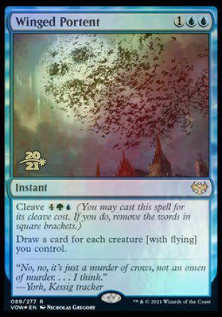 Winged Portent [Innistrad: Crimson Vow Prerelease Promos] | Arkham Games and Comics