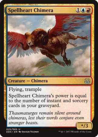 Spellheart Chimera [Duel Decks: Mind vs. Might] | Arkham Games and Comics