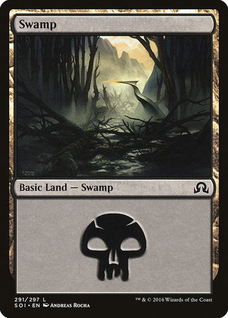 Swamp (291) [Shadows over Innistrad] | Arkham Games and Comics