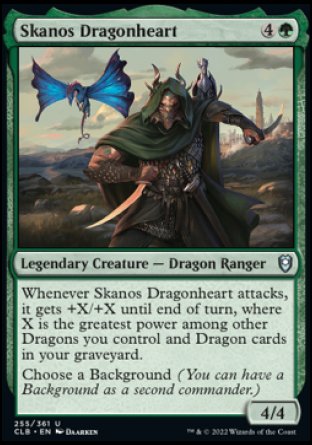 Skanos Dragonheart [Commander Legends: Battle for Baldur's Gate] | Arkham Games and Comics