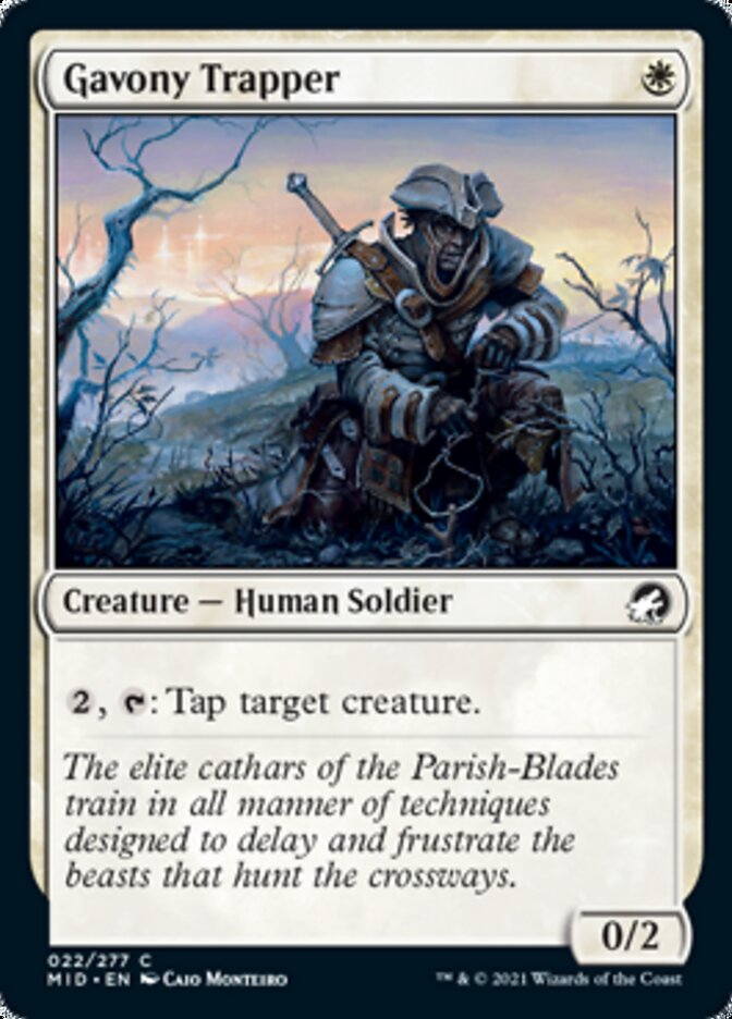 Gavony Trapper [Innistrad: Midnight Hunt] | Arkham Games and Comics