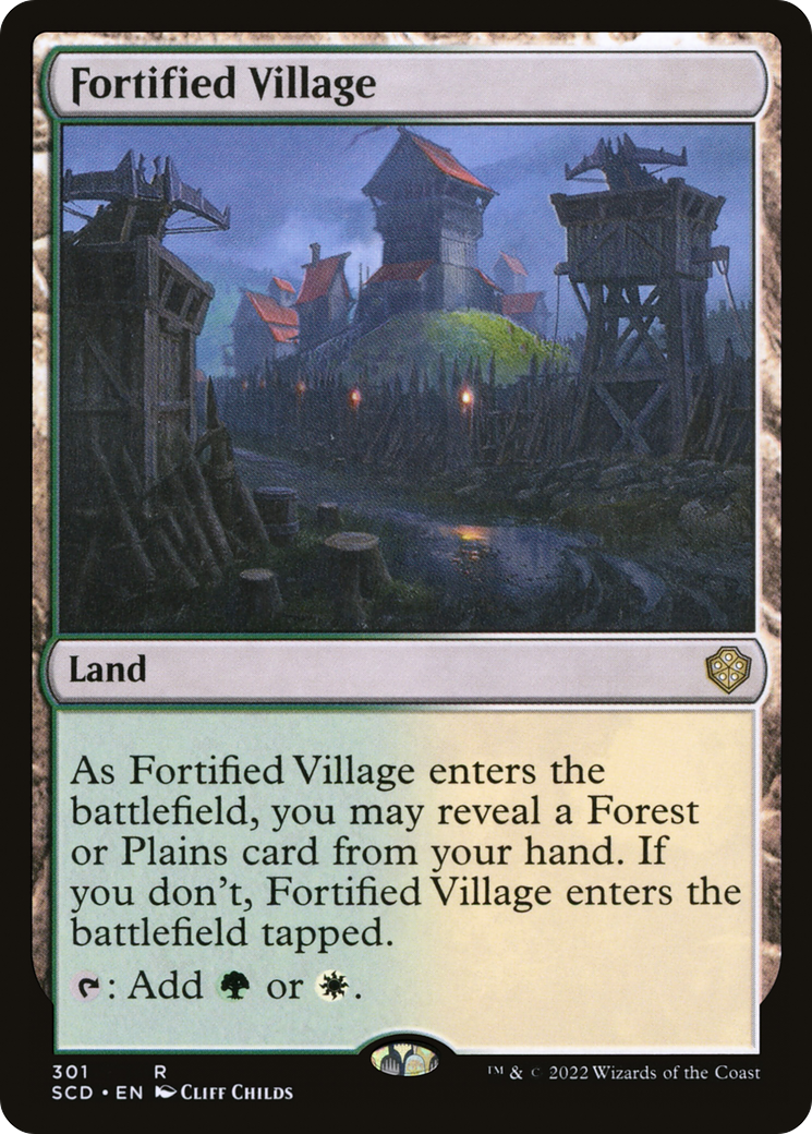 Fortified Village [Starter Commander Decks] | Arkham Games and Comics
