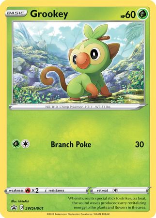 Grookey (SWSH001) [Sword & Shield: Black Star Promos] | Arkham Games and Comics