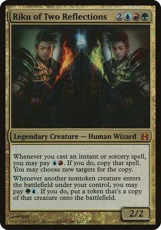 Riku of Two Reflections (Oversized) [Commander 2011 Oversized] | Arkham Games and Comics