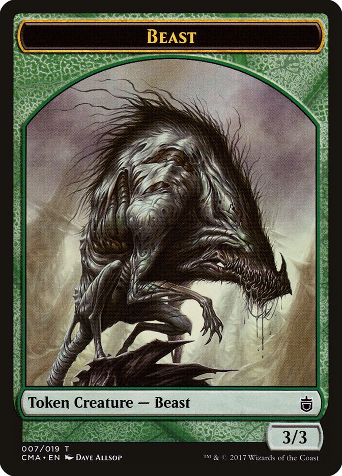 Beast (007/019) [Commander Anthology Tokens] | Arkham Games and Comics