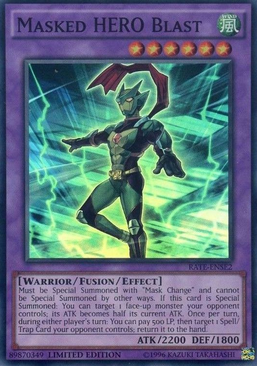 Masked HERO Blast [RATE-ENSE2] Super Rare | Arkham Games and Comics