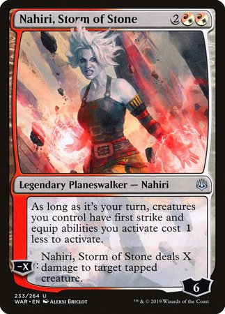 Nahiri, Storm of Stone [War of the Spark] | Arkham Games and Comics