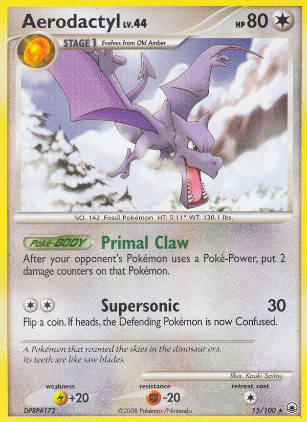 Aerodactyl (15/100) [Diamond & Pearl: Majestic Dawn] | Arkham Games and Comics