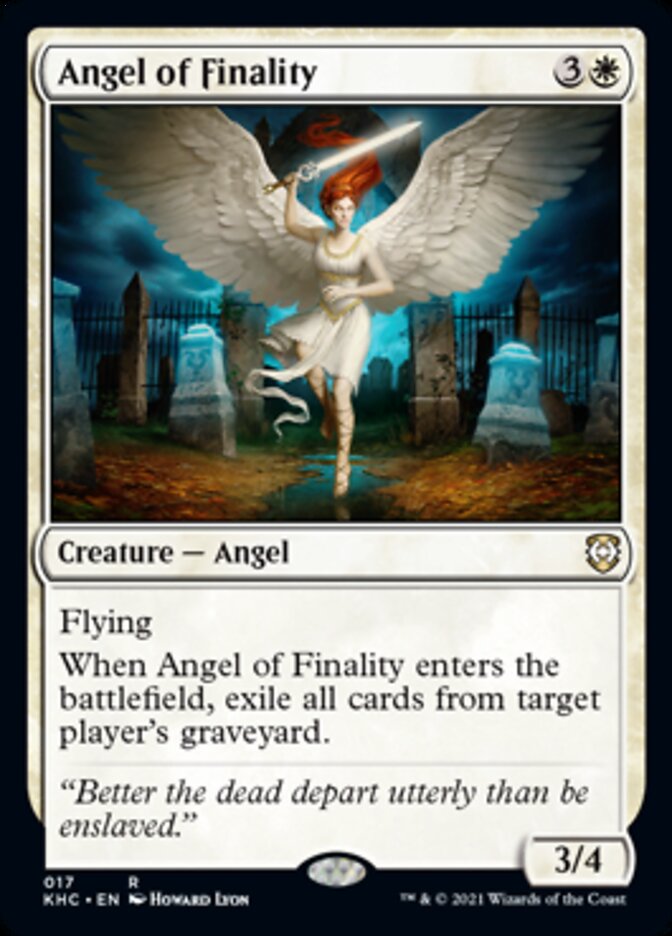 Angel of Finality [Kaldheim Commander] | Arkham Games and Comics