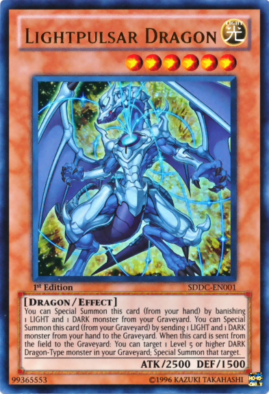 Lightpulsar Dragon [SDDC-EN001] Ultra Rare | Arkham Games and Comics