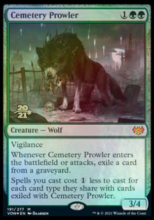 Cemetery Prowler [Innistrad: Crimson Vow Prerelease Promos] | Arkham Games and Comics