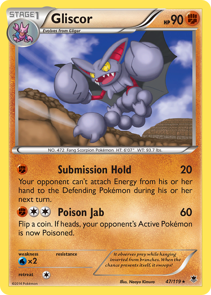 Gliscor (47/119) [XY: Phantom Forces] | Arkham Games and Comics