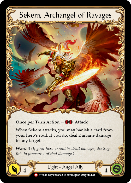 Figment of Ravages // Sekem, Archangel of Ravages [DTD008] (Dusk Till Dawn) | Arkham Games and Comics