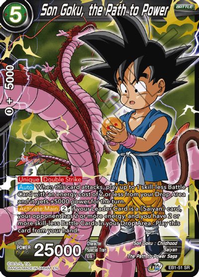 Son Goku, the Path to Power (EB1-051) [Battle Evolution Booster] | Arkham Games and Comics