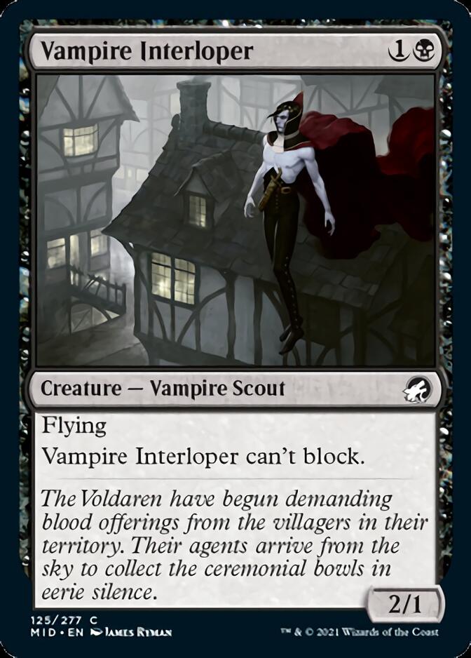 Vampire Interloper [Innistrad: Midnight Hunt] | Arkham Games and Comics