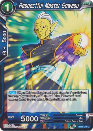 Respectful Master Gowasu (BT10-049) [Rise of the Unison Warrior 2nd Edition] | Arkham Games and Comics