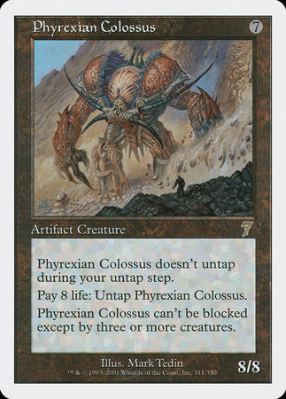 Phyrexian Colossus [Seventh Edition] | Arkham Games and Comics