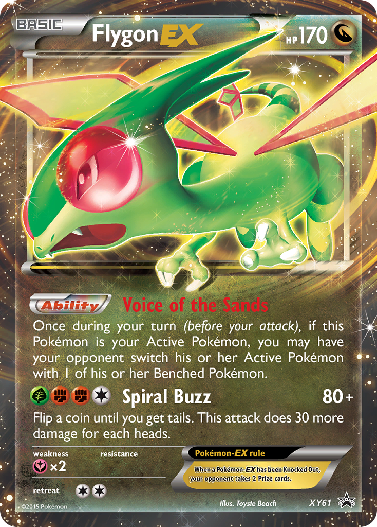 Flygon EX (XY61) [XY: Black Star Promos] | Arkham Games and Comics