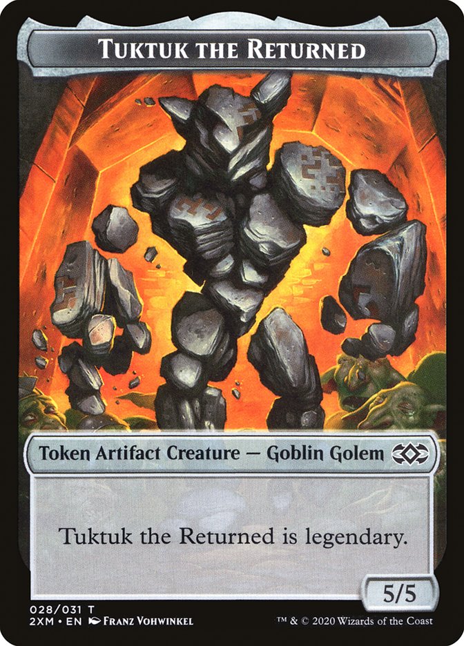 Tuktuk the Returned Token [Double Masters] | Arkham Games and Comics