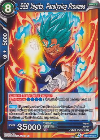 SSB Vegito, Paralyzing Prowess (BT10-045) [Rise of the Unison Warrior 2nd Edition] | Arkham Games and Comics