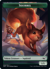 Squirrel // Treasure (013) Double-sided Token [Unfinity Tokens] | Arkham Games and Comics