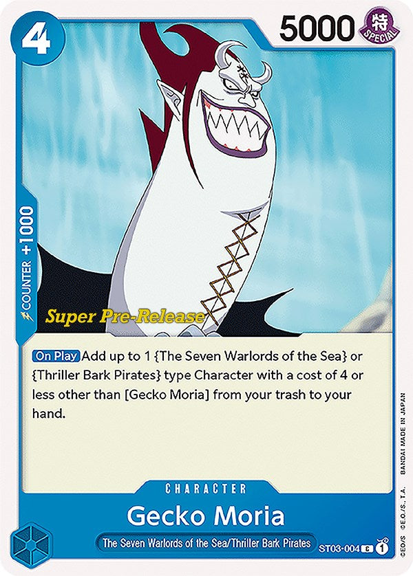 Gecko Moria [Super Pre-Release Starter Deck: The Seven Warlords of the Sea] | Arkham Games and Comics