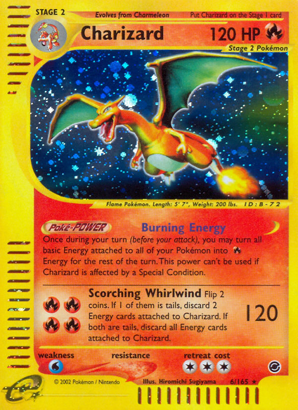 Charizard (6/165) [Expedition: Base Set] | Arkham Games and Comics