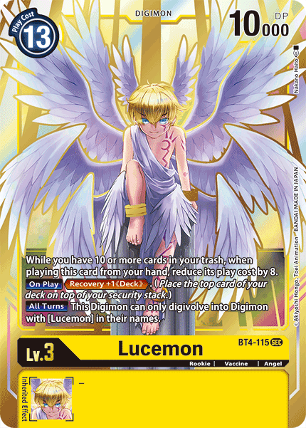 Lucemon [BT4-115] [Great Legend] | Arkham Games and Comics