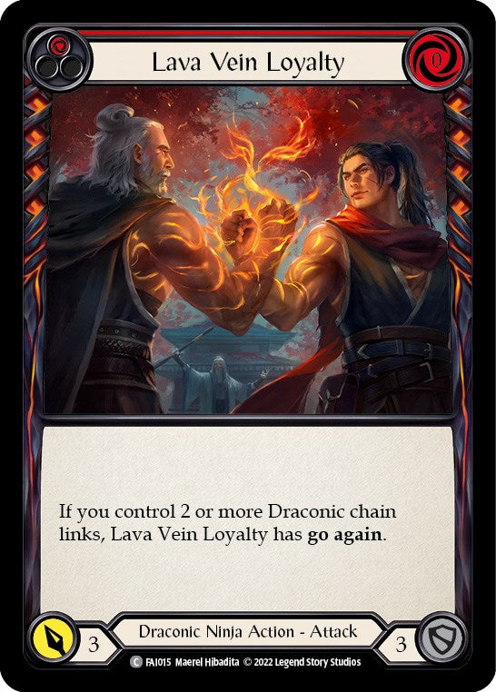 Lava Vein Loyalty (Red) [FAI015] (Uprising Fai Blitz Deck) | Arkham Games and Comics