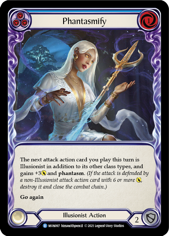 Phantasmify (Blue) [MON097-RF] (Monarch)  1st Edition Rainbow Foil | Arkham Games and Comics
