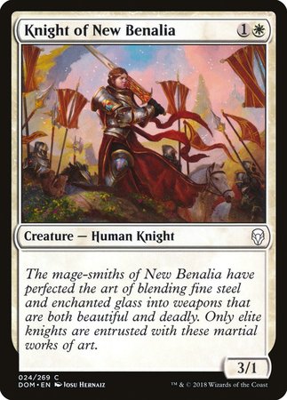 Knight of New Benalia [Dominaria] | Arkham Games and Comics