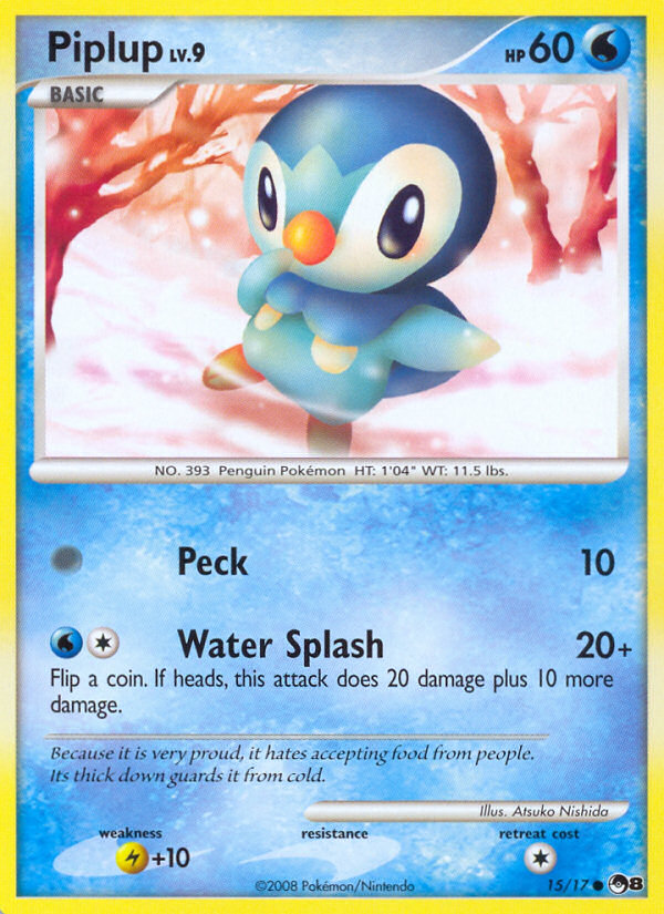 Piplup (15/17) [POP Series 8] | Arkham Games and Comics