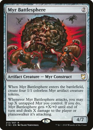 Myr Battlesphere [Commander 2018] | Arkham Games and Comics