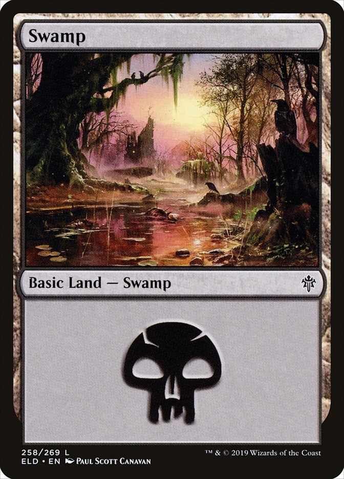 Swamp [Throne of Eldraine] | Arkham Games and Comics