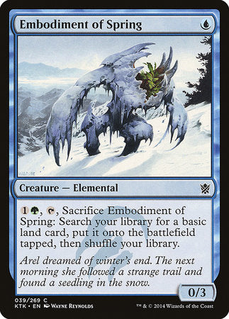Embodiment of Spring [Khans of Tarkir] | Arkham Games and Comics