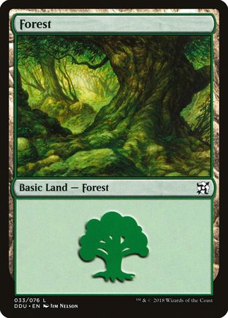 Forest (33) [Duel Decks: Elves vs. Inventors] | Arkham Games and Comics