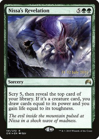 Nissa's Revelation [Magic Origins Promos] | Arkham Games and Comics