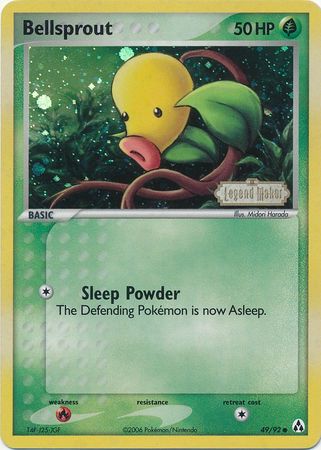 Bellsprout (49/92) (Stamped) [EX: Legend Maker] | Arkham Games and Comics