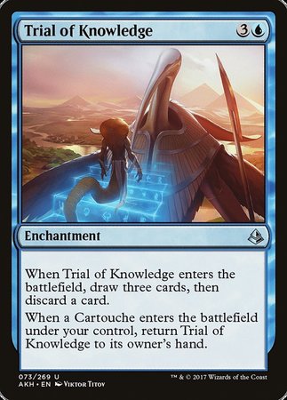 Trial of Knowledge [Amonkhet] | Arkham Games and Comics